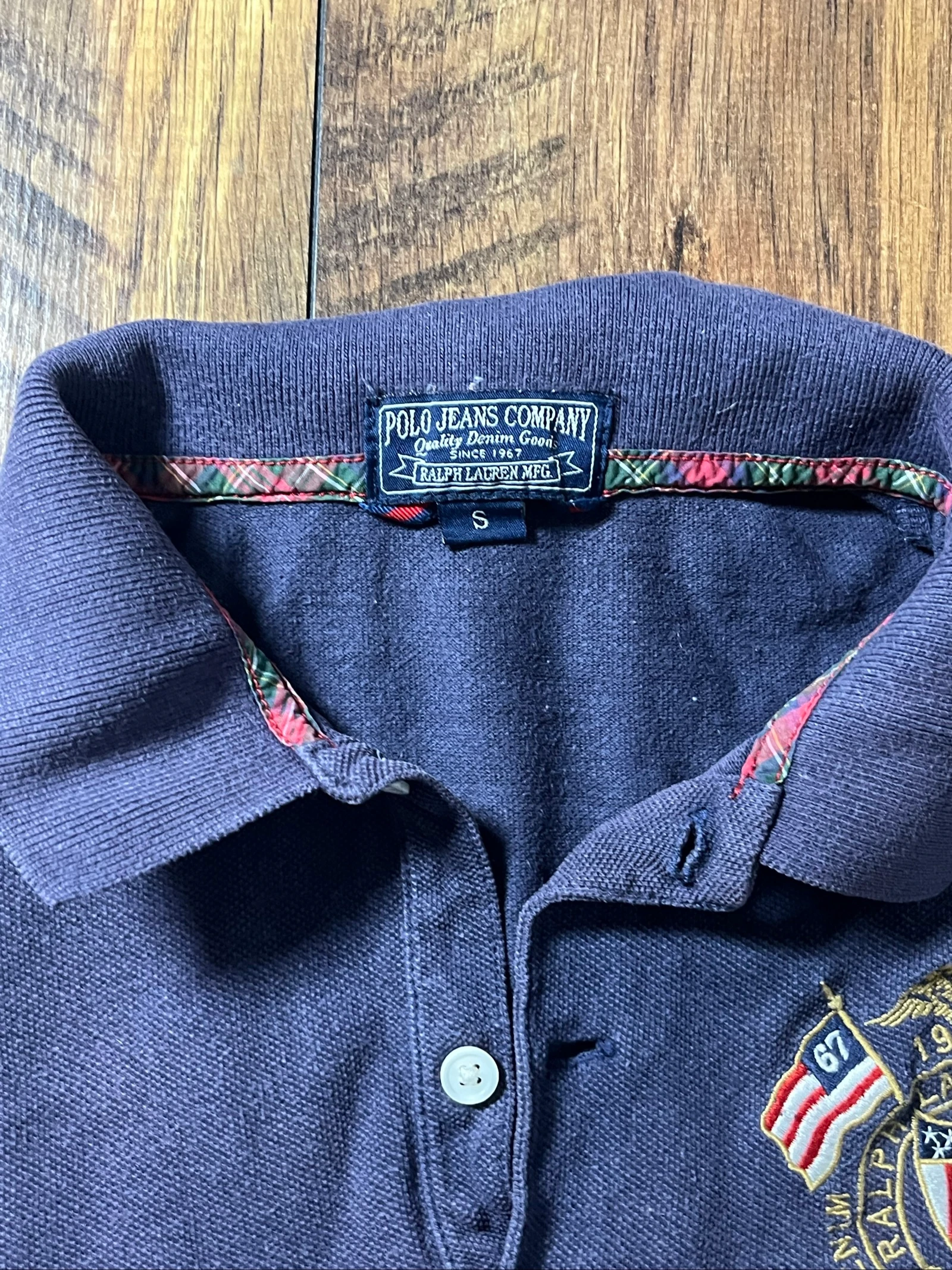 Vintage 90s collector navy blue Polo - Ralph Lauren Polo Jeans Co. - size S - very good condition – photo 2